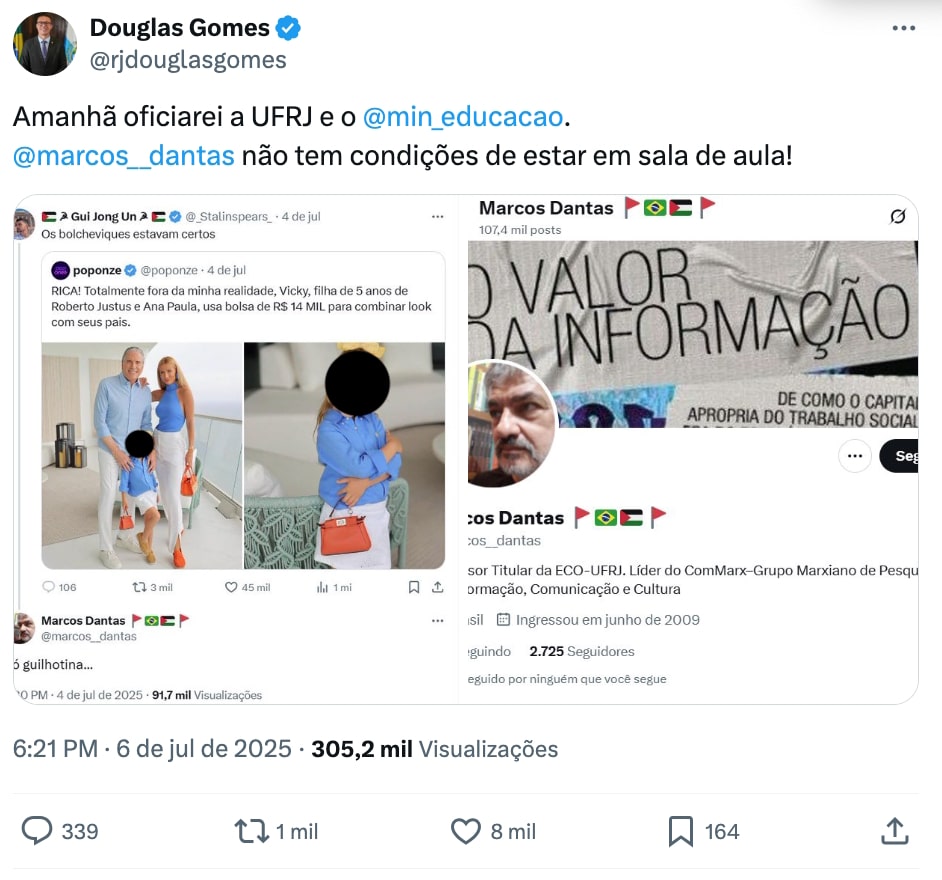 Douglas Gomes cobra autoridades