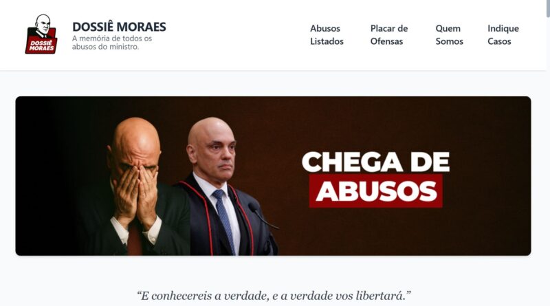 site dossiê Moraes